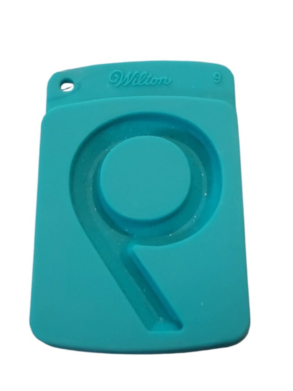 WILTON shape with fondant number " 9 "  Mold